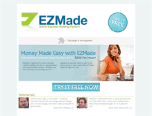 Tablet Screenshot of ezmade.com